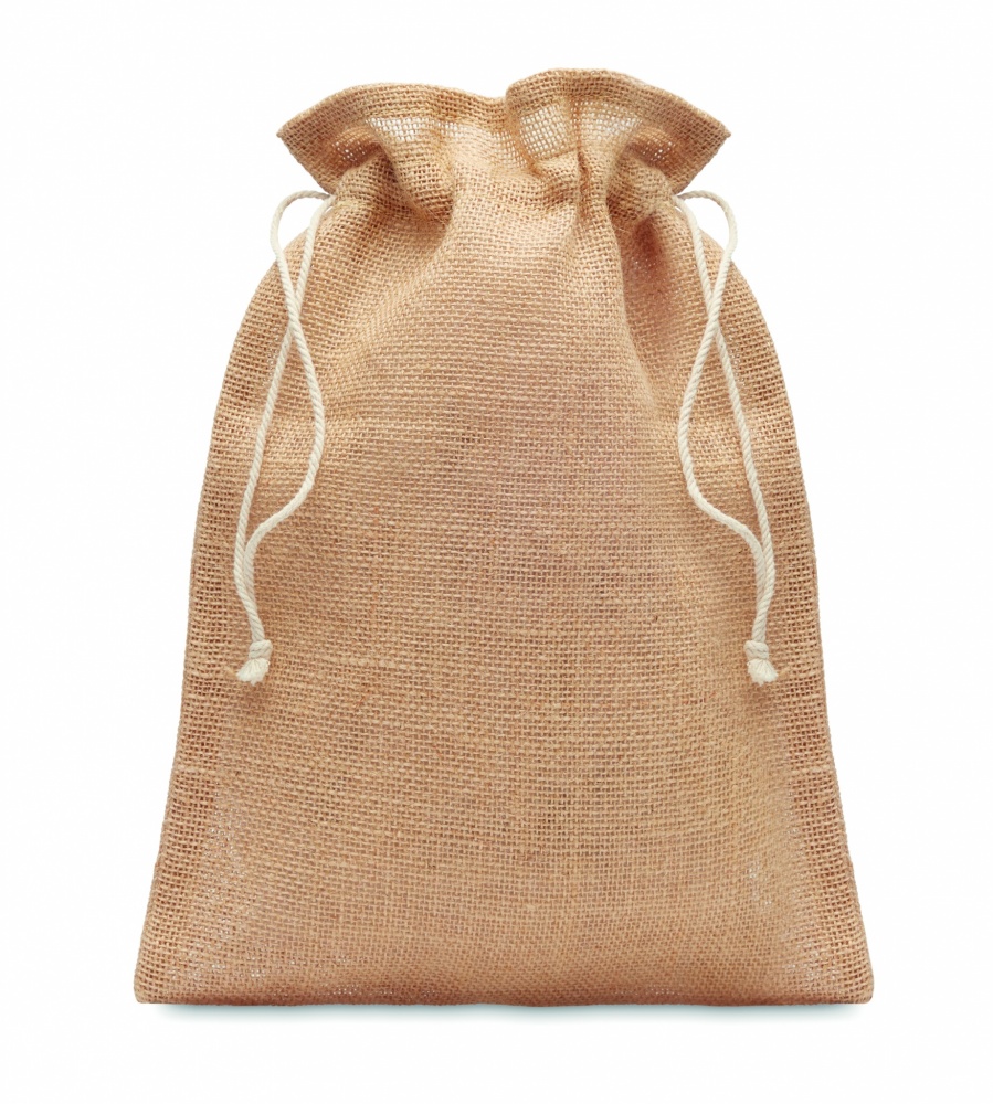 Logotrade promotional gift picture of: Medium jute gift bag 25 x 32cm